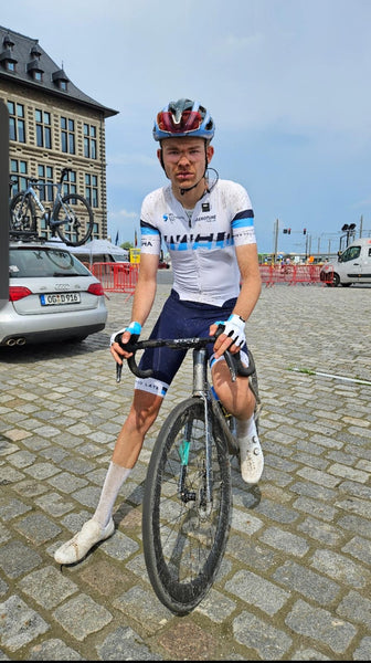 Myvelo tijdens de "Antwerp Port Epic": een zware test voor mens en machine.