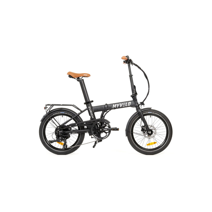 MYVELO Zürich Elektro-Klapprad schwarz