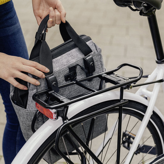 KLICKfix Roomy GT Twist silver Fahrradtasche - myvelo.de